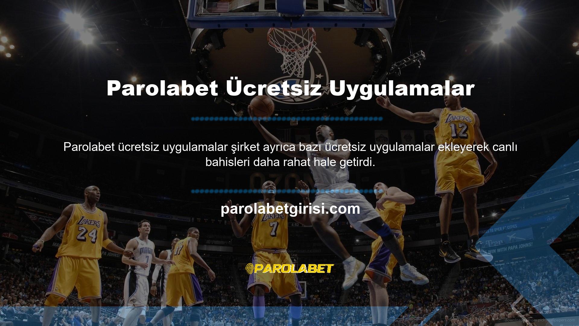 Ayrıca Parolabet giriş işlemi ile canlı bahis sitelerine de kaydolabilirsiniz